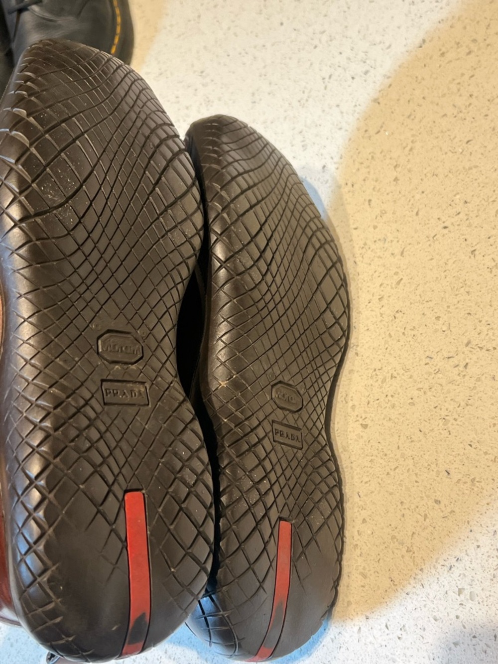 Prada brown leather chunky vintage Chelsea boots - Picture 8 of 9